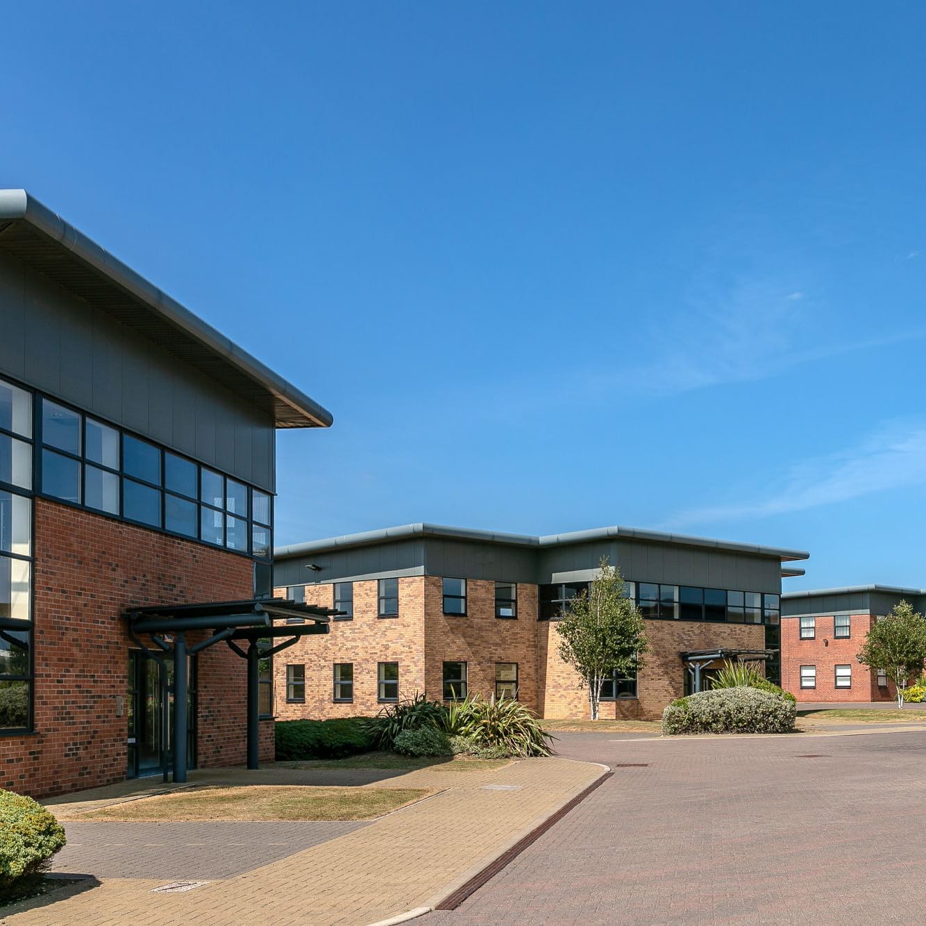 Small office park with commercial units