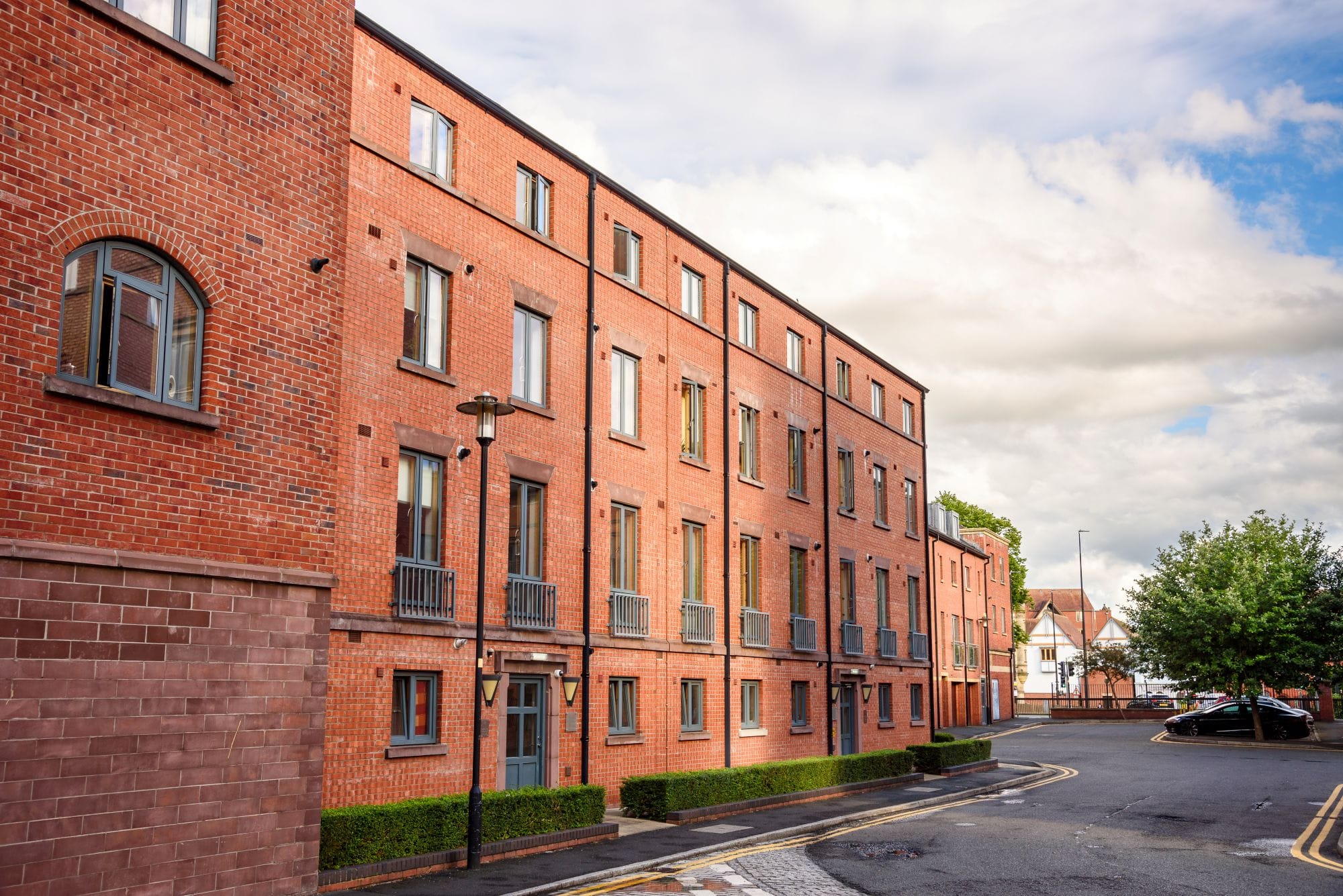 Behind the scenes block management in a renovated residential block of flats